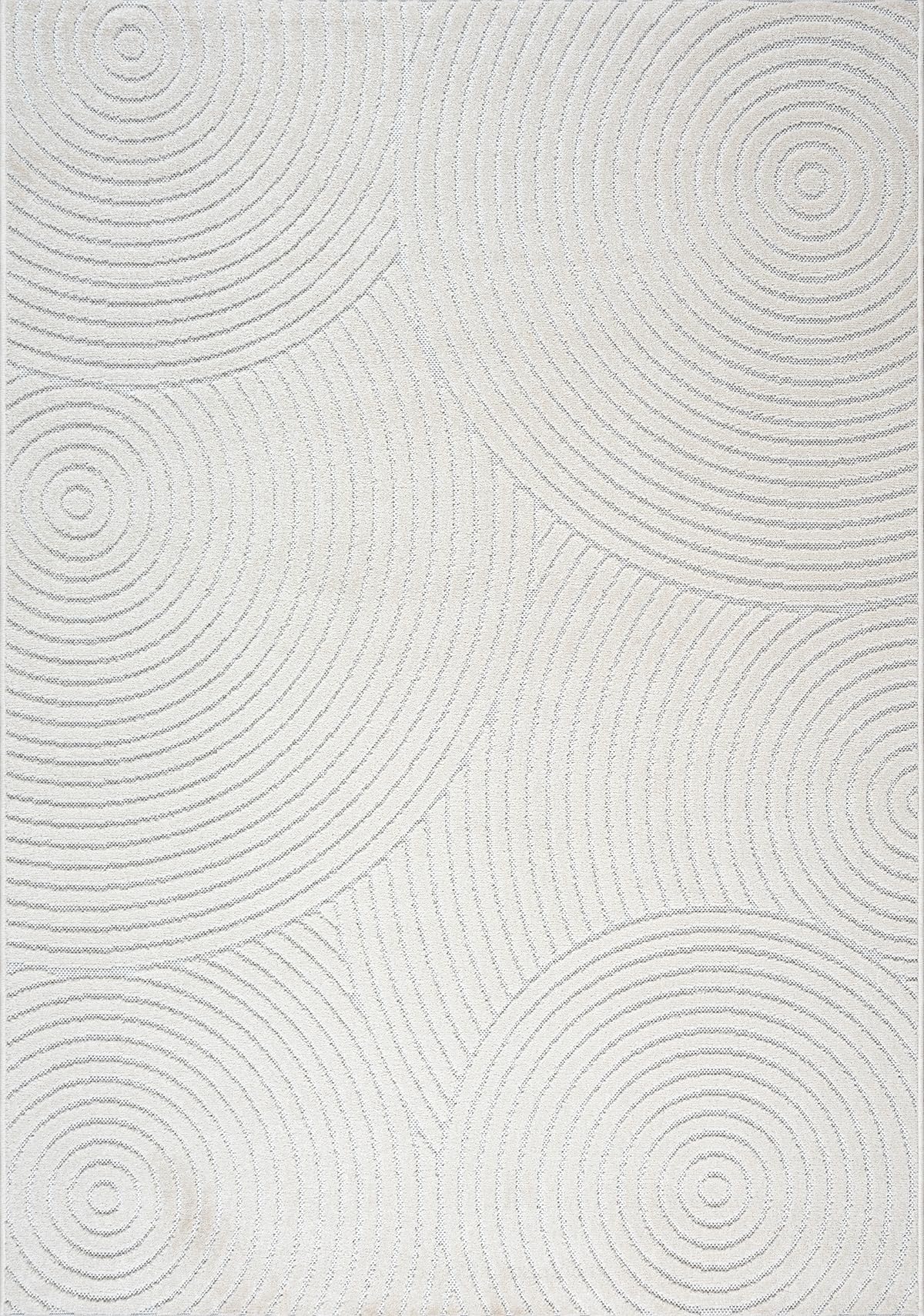 the carpet Santo Plus - Hochwertiger Outdoor Teppich, Passend für Wohnzimmer, Schlafzimmer und Terrasse, Wetterfest, langlebig und pflegeleicht, Creme, 140 x 200 cm