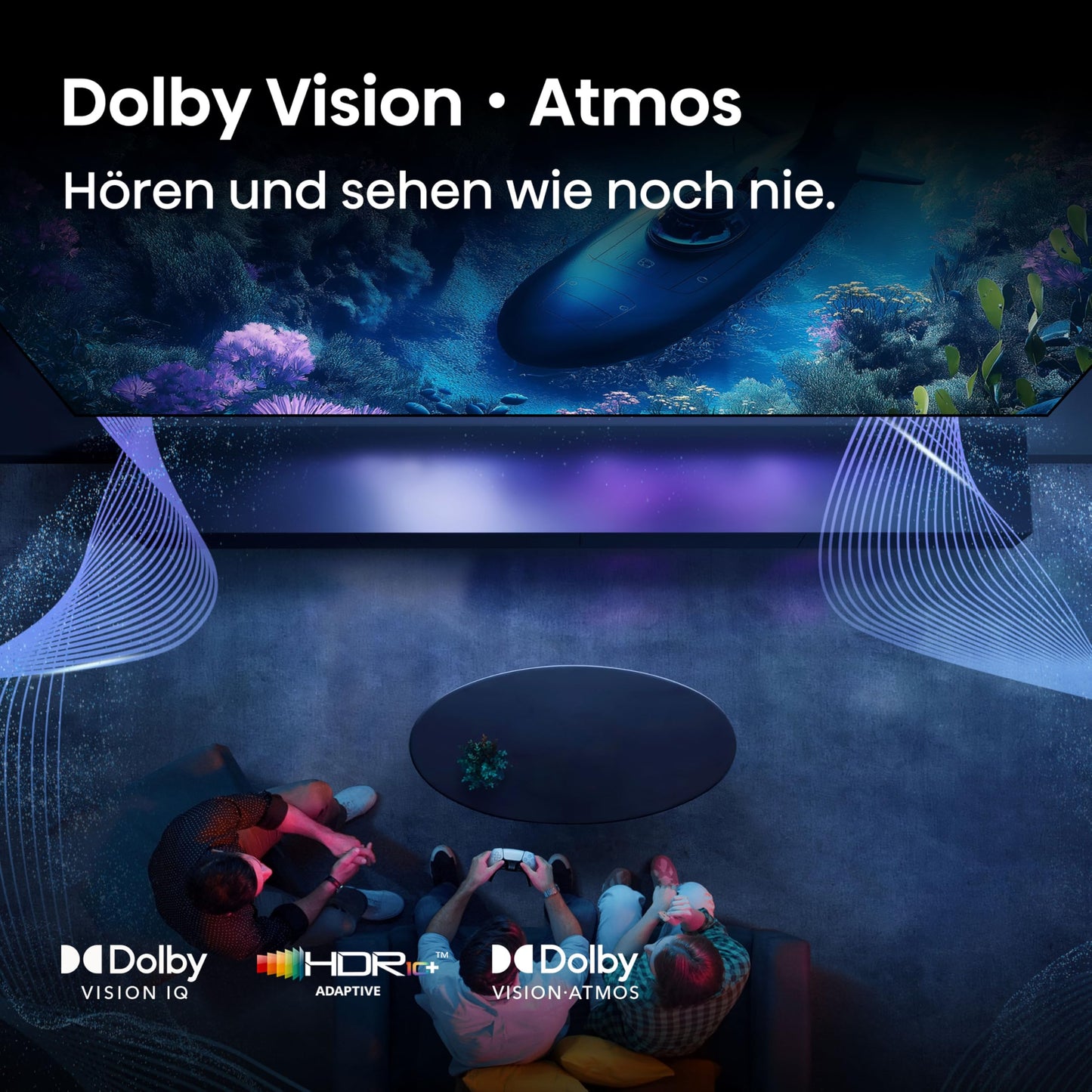 Hisense 43E7Q 43 Inch 4K UHD QLED, Smart TV, Game Mode Plus, Filmaker Mode, Dolby Vision Atmos, HDR10, HLG, HDR Immersive, AI 4K Upscaler, Dolby MS12, DTS X, Voice Control [2025]