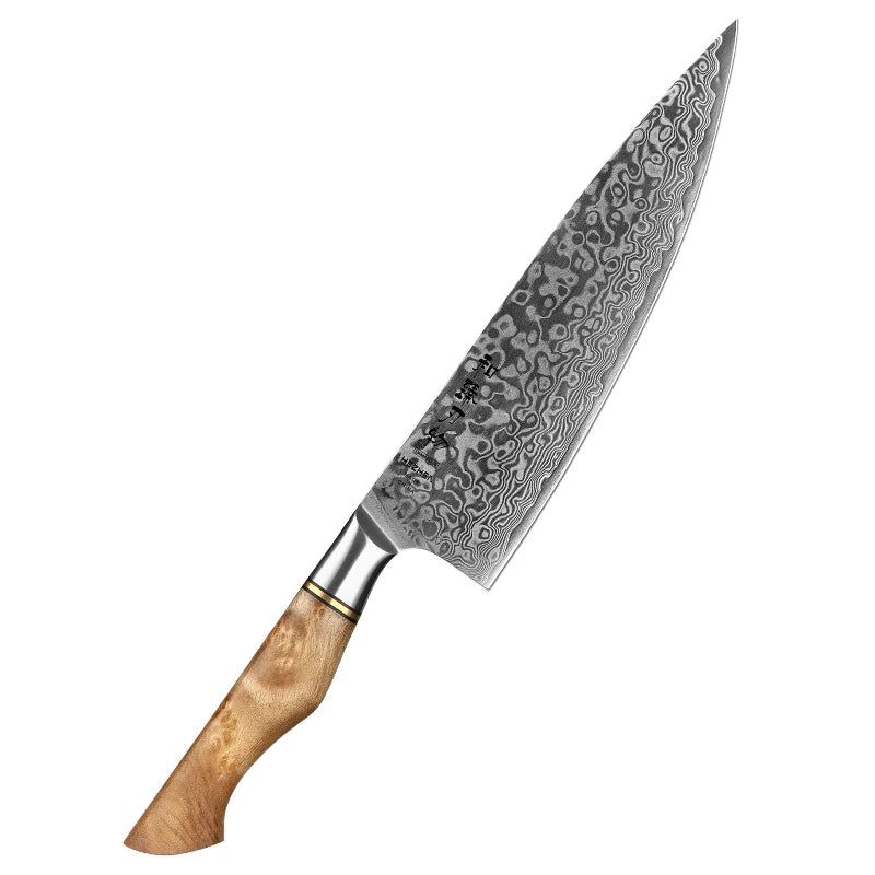 HEZHEN Kitchen Knife Set 1-7PC Damascus Steel knives Chef Knife Kitchen Accessories Professional Chef knives Cooking Tools
Messerset