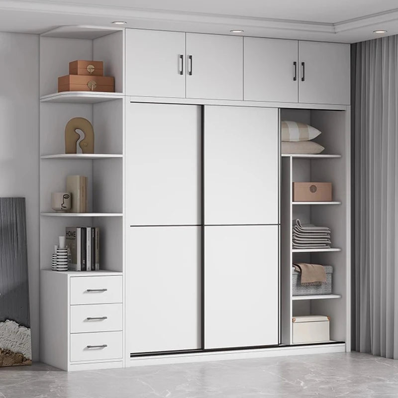 Drawers Shelves Closet Storage Organizer Bedroom Partitions Wardrobe Wooden Display Fabric Modern Guarda Roupa Home Furniture