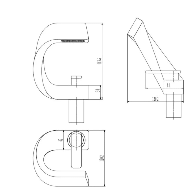 Single Handle Single Hole Fashion Wash Basin Sink Faucet Hot and Cold Bathroom Faucet Deck-mounted Faucet