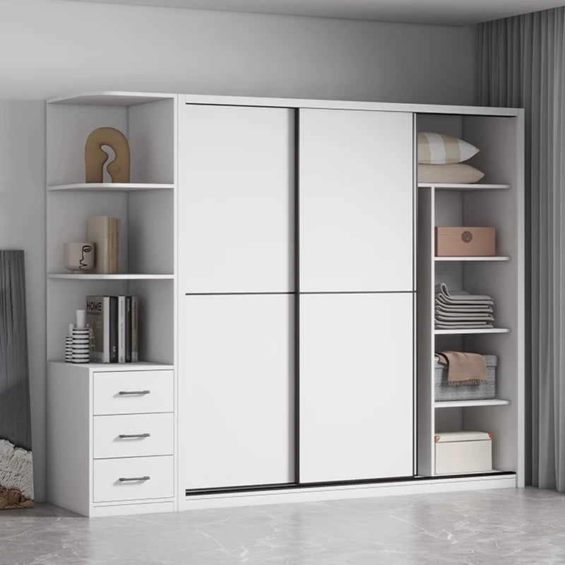 Drawers Shelves Closet Storage Organizer Bedroom Partitions Wardrobe Wooden Display Fabric Modern Guarda Roupa Home Furniture