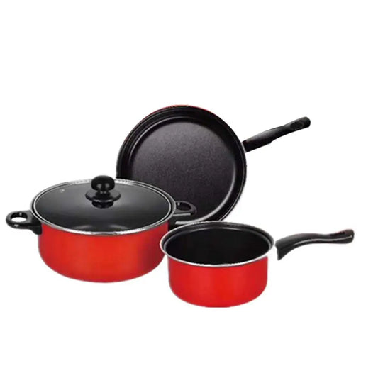 3 Pcs Frying Pan Soup Pot Milk Pan Set Practical Simple Design Nonstick Roasting Kitchen Utensil Cooking Tool

Kochtöpfe,Topf Set, Küche