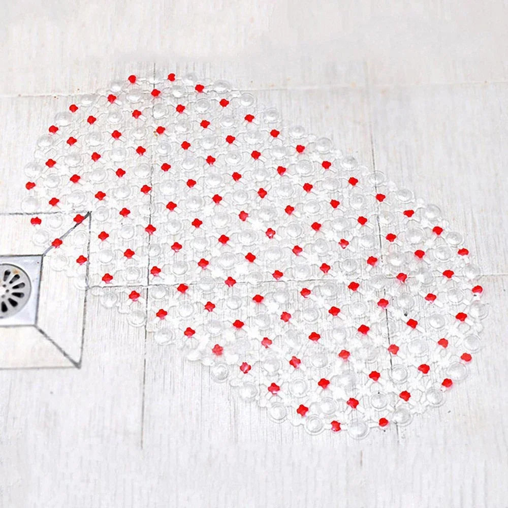 Hot PVC Anti-skid Bath Mats Soft Anti-slip Shower Mat Massage Mat with Suction Cup Non-slip Bathtu Bath Mat Bathroom Accessories