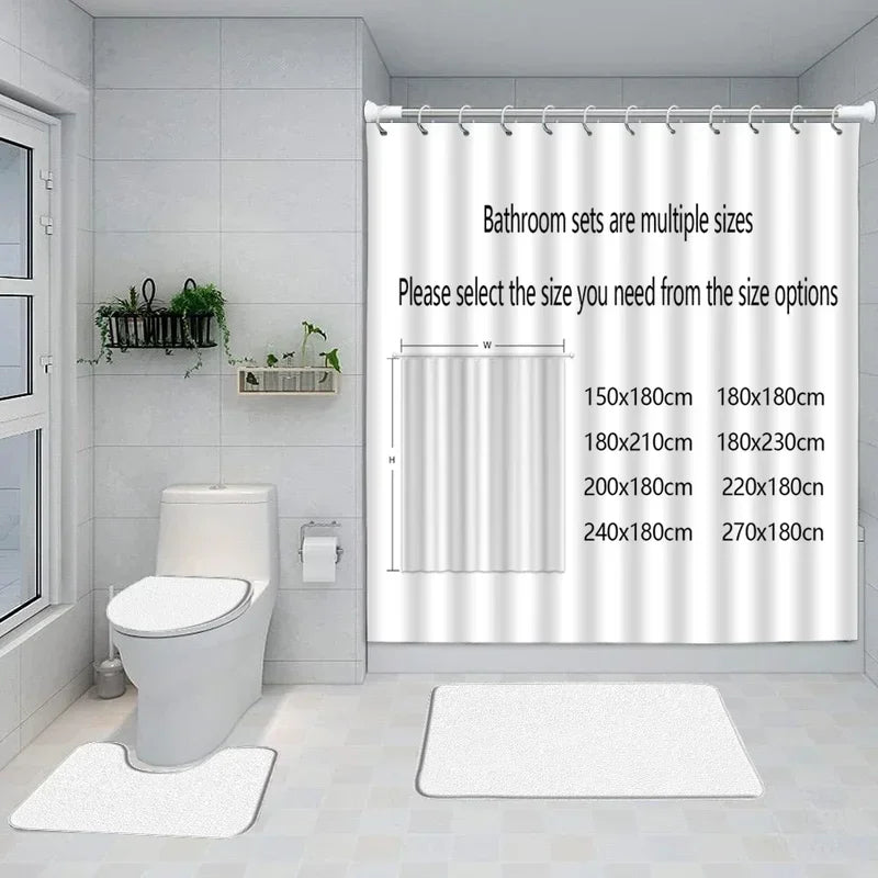 Marble free flow metal swirl texture shower curtain rug set natural luxury abstract fluid texture waterproof shower curtains set