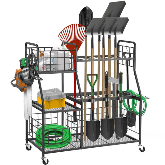 Golf Bag Storage Display Rack Golf Bag Organizer Metal Golf Club Holder Golf Bag Stand for Club Office Training Course Home