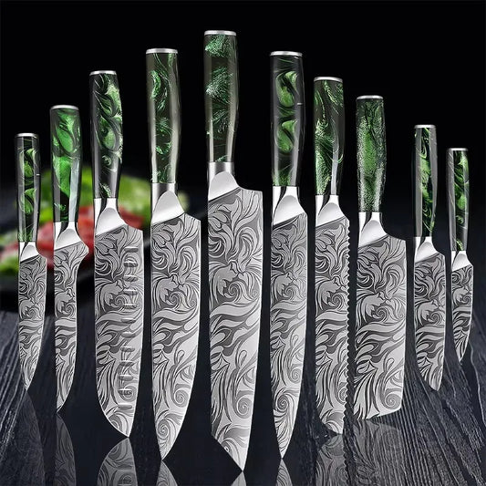Stainless Steel Professional Japanese Kitchen Knives Durable Slicing Boning Paring Bread Utility Knife Chef Cleaver Meat Knife
Küchenmesser