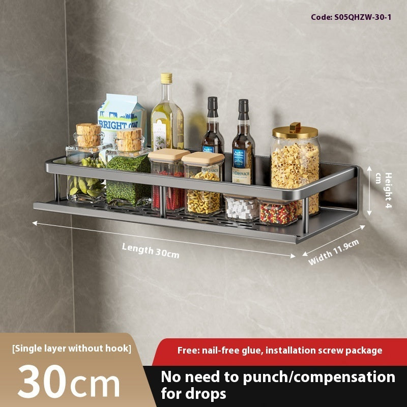 Kitchen Rack Seasoning Multifunctional Wall Mount Storage
